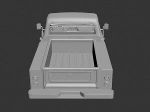 chevrolet k20 utility bed 3D Print Model