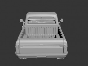 chevrolet k20 1972 3D-printmodel