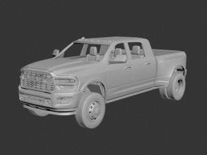 dodge ram 3500 mega cab 3D Print Model