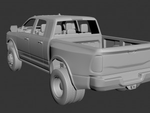 dodge ram 3500 mega cab Model do druku 3D