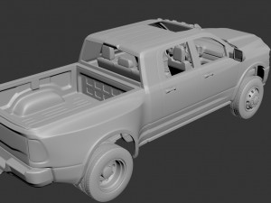 dodge ram 3500 mega cab Model do druku 3D