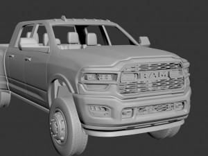 dodge ram 3500 mega cab Model do druku 3D