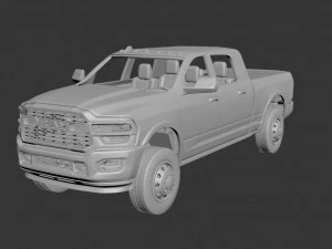 dodge ram 3500 mega cab 3D Print Model