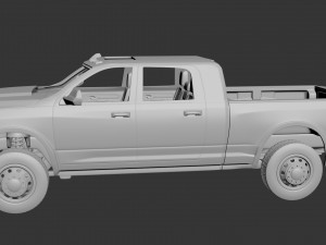 dodge ram 3500 mega cab Model do druku 3D