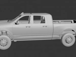 dodge ram 3500 mega cab 3D Print Model