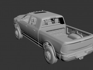 dodge ram 3500 mega cab Model do druku 3D