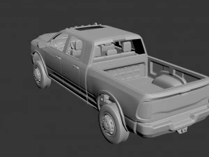 dodge ram 3500 mega cab 3D Print Model