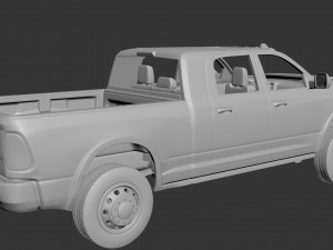 dodge ram 3500 mega cab Model do druku 3D
