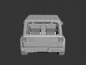 Jeep Wrangler 2Door 2022 Modelo de impresión 3D