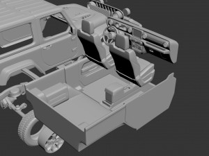 Jeep Wrangler 2Door 2022 Modelo de impresión 3D