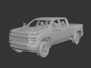 Chevrolet Silverado 2500 2022 3D-Druckmodell
