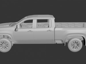 Chevrolet Silverado 2500 2022 3D-Druckmodell