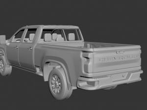 Chevrolet Silverado 2500 2022 3D-Druckmodell