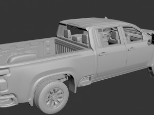 Chevrolet Silverado 2500 2022 3D-Druckmodell