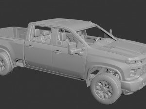 Chevrolet Silverado 2500 2022 3D-Druckmodell