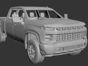 Chevrolet Silverado 2500 2022 3D-Druckmodell