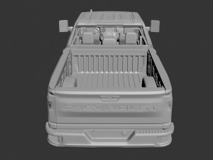Chevrolet Silverado 2500 2022 3D-Druckmodell