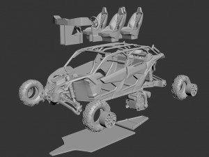 Can Am Maverick X3 Max X 3D 프린트 모델