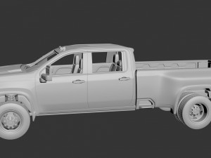 Chevrolet Silverado Dually 3500 2022 Modelo de Impressão 3D