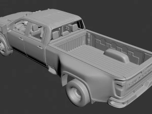 Chevrolet Silverado Dually 3500 2022 3D Print Model