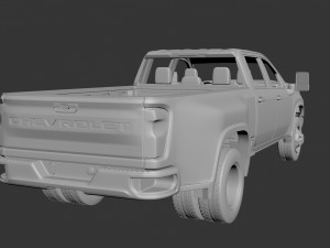 Chevrolet Silverado Dually 3500 2022 Modelo de Impressão 3D