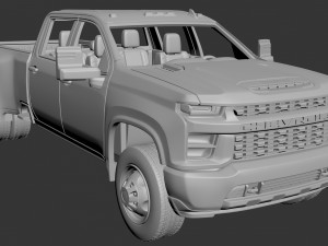 Chevrolet Silverado Dually 3500 2022 Modelo de Impressão 3D