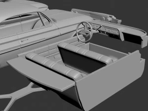 Chevrolet Impala 1961 3D Print Model