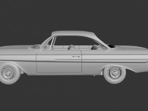 Chevrolet Impala 1961 Modèles 3D en vedette