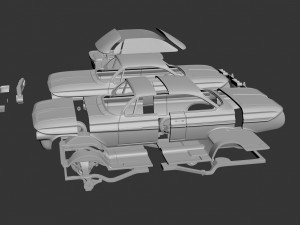Chevrolet Impala 1961 Modèles 3D en vedette