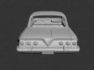 Chevrolet Impala 1961 Modèles 3D en vedette