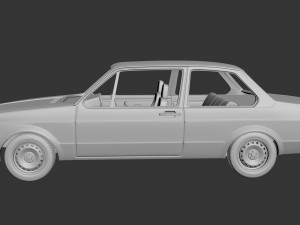 Volkswagen Jetta 1979 2 Door 3D Принт Модель