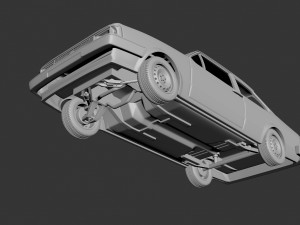 Volkswagen Jetta 1979 2 Door 3D Принт Модель