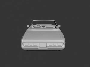 Chevrolet Caprice 1973 Convertible 3D Print Model