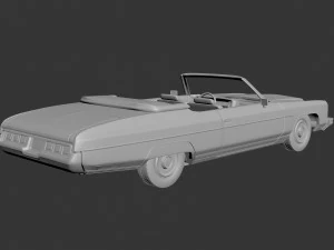 Chevrolet Caprice 1973 Convertible 3D Print Model