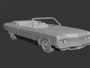 Chevrolet Caprice 1973 Convertible 3D Print Model