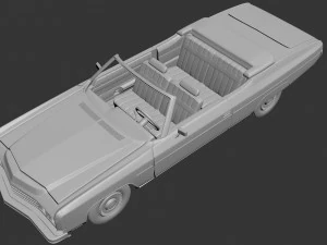 Chevrolet Caprice 1973 Convertible 3D Print Model