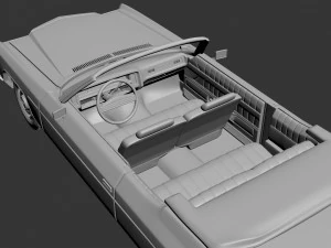 Chevrolet Caprice 1973 Convertible 3D Print Model
