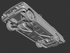 Chevrolet Impala 1961 Convertible 3D Druckmodell