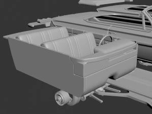 Chevrolet Impala 1961 Convertible 3D Print Model