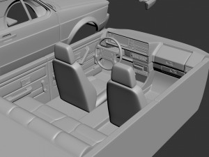 Volkswagen Jetta 1979 4 Door Modèles 3D en vedette