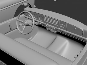 Plymouth Suburban Wagon 1950 Model Cetak 3D