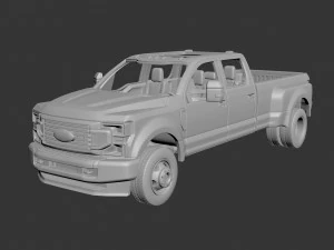 포드 F-350 듀얼리 2022 3D 프린트 모델