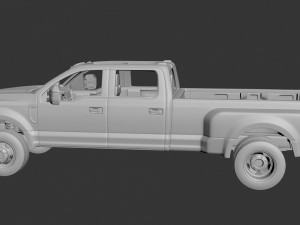 Fo-rd F-350 Dually 2022 3Dプリントモデル