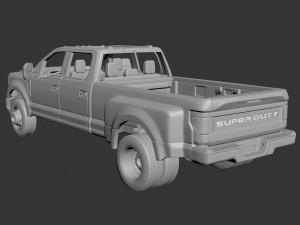 Fo-rd F-350 Dually 2022 3Dプリントモデル