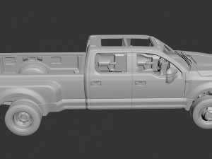 Fo-rd F-350 Dually 2022 3Dプリントモデル