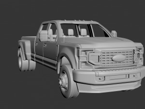 Fo-rd F-350 Dually 2022 3Dプリントモデル