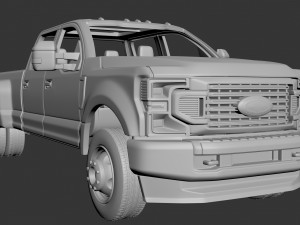 Fo-rd F-350 Dually 2022 3Dプリントモデル