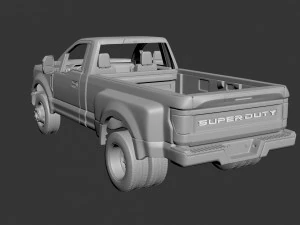 Fo-rd F-350 Regular Cab 2022 3D Print Model