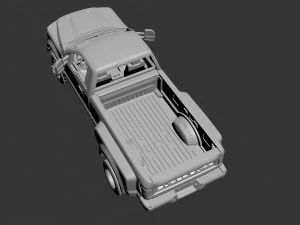 Fo-rd F-350 Regular Cab 2022 3D Print Model