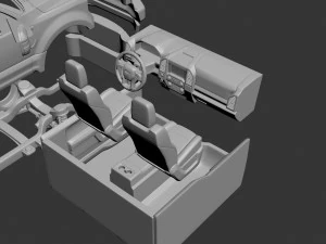 Fo-rd F-350 Regular Cab 2022 3D Print Model